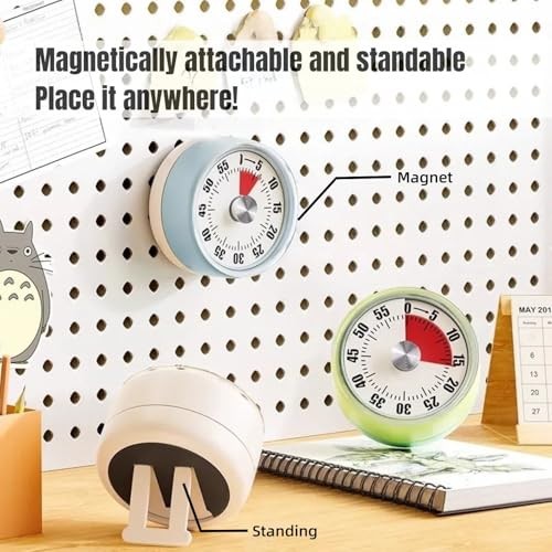 Kitchen Timer,Visual Timer,100% Mechanical Desk Timer,No Batteries gallery