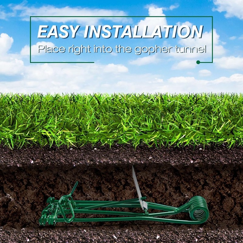 16 Pcs Outdoor Gopher Traps - Easy Set, Pet-Safe Weather Resistant Solution gallery