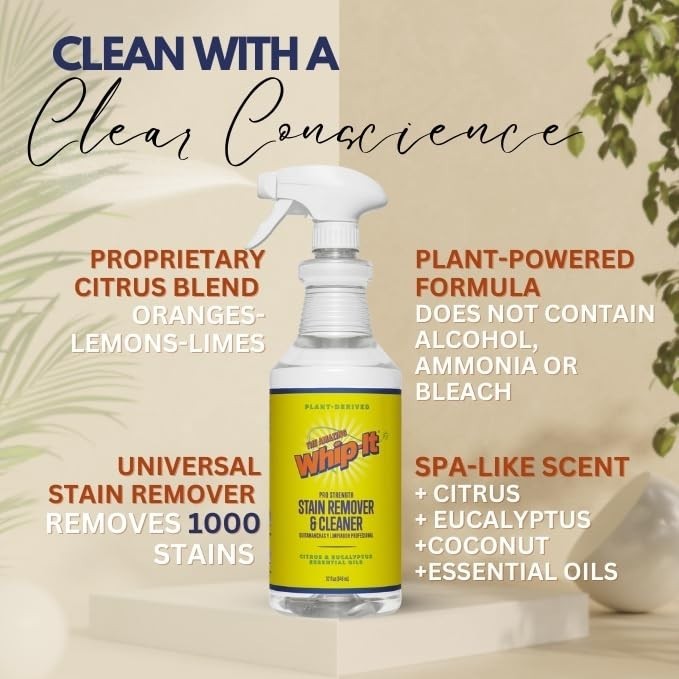 Multi-Purpose Stain Remover Spray - Plant-Based Enzyme Cleaner, 32 OZ, 500+ Uses gallery