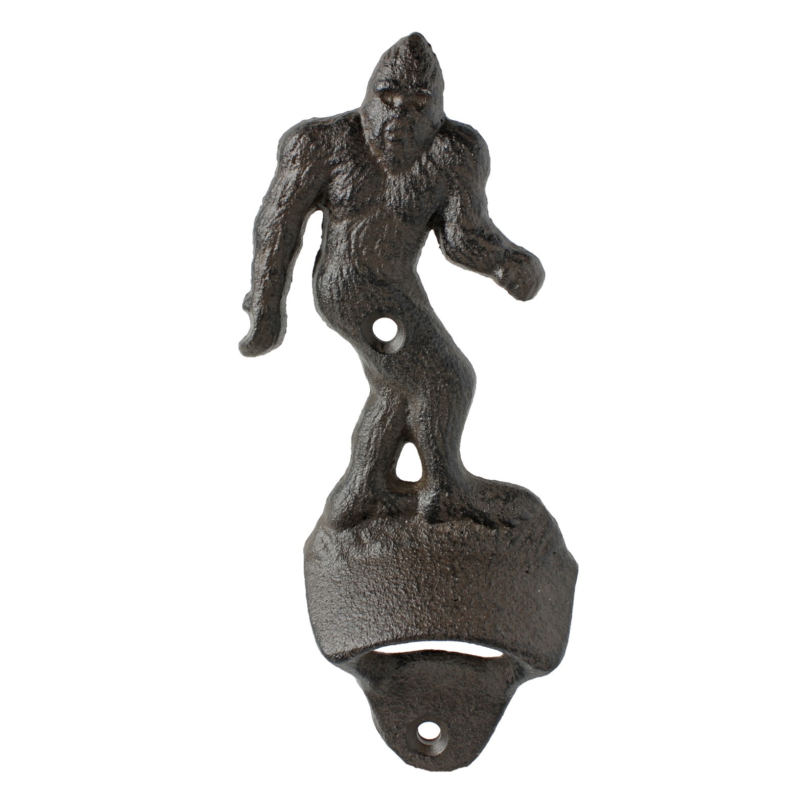 Rustic Sasquatch Bigfoot Beer Soda Bottle Opener Wall Mounted Man Cave Bar Decor gallery