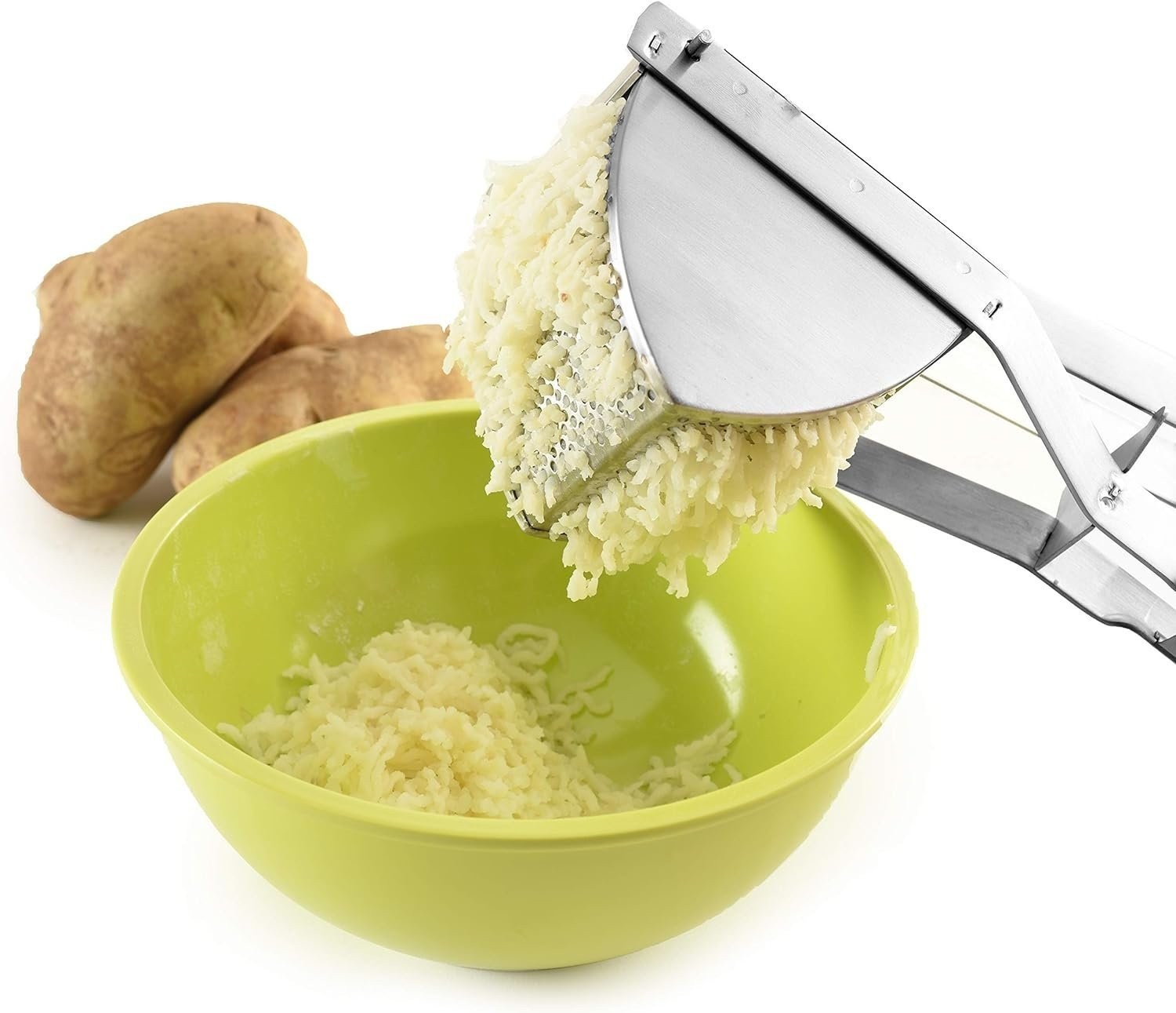 Norpro Stainless Steel Commercial Potato Ricer - 22oz Capacity gallery