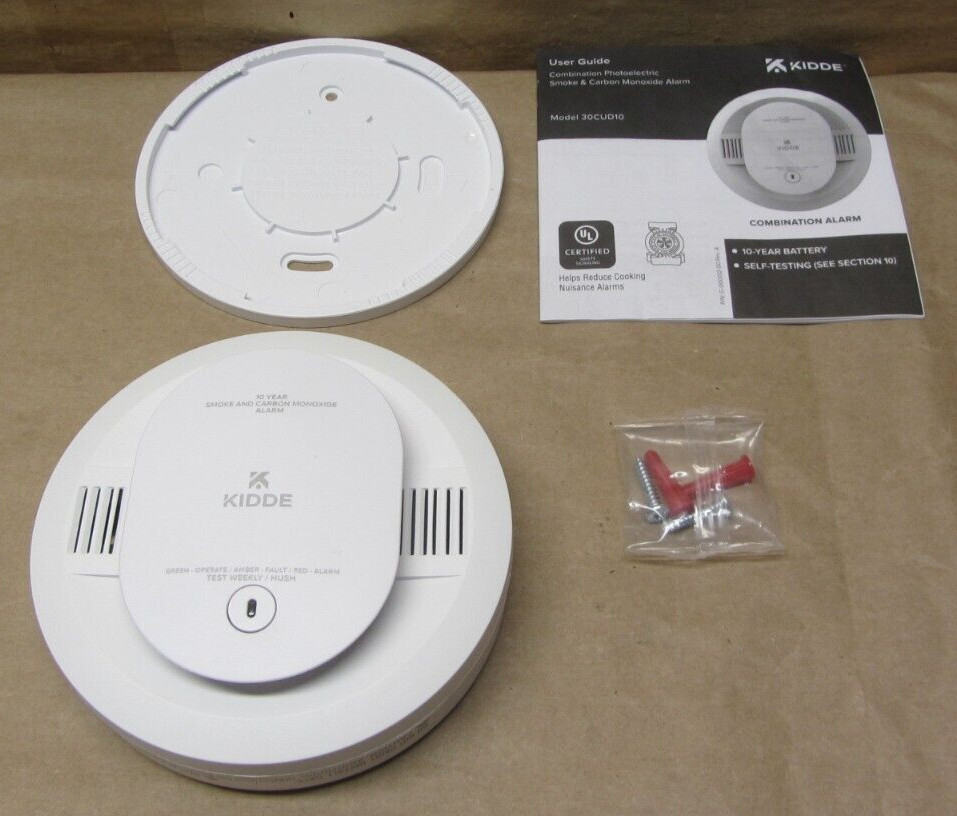 Kidde 30CUD10 10-Year Battery Powered Smoke & Carbon Monoxide Detector w/LED gallery