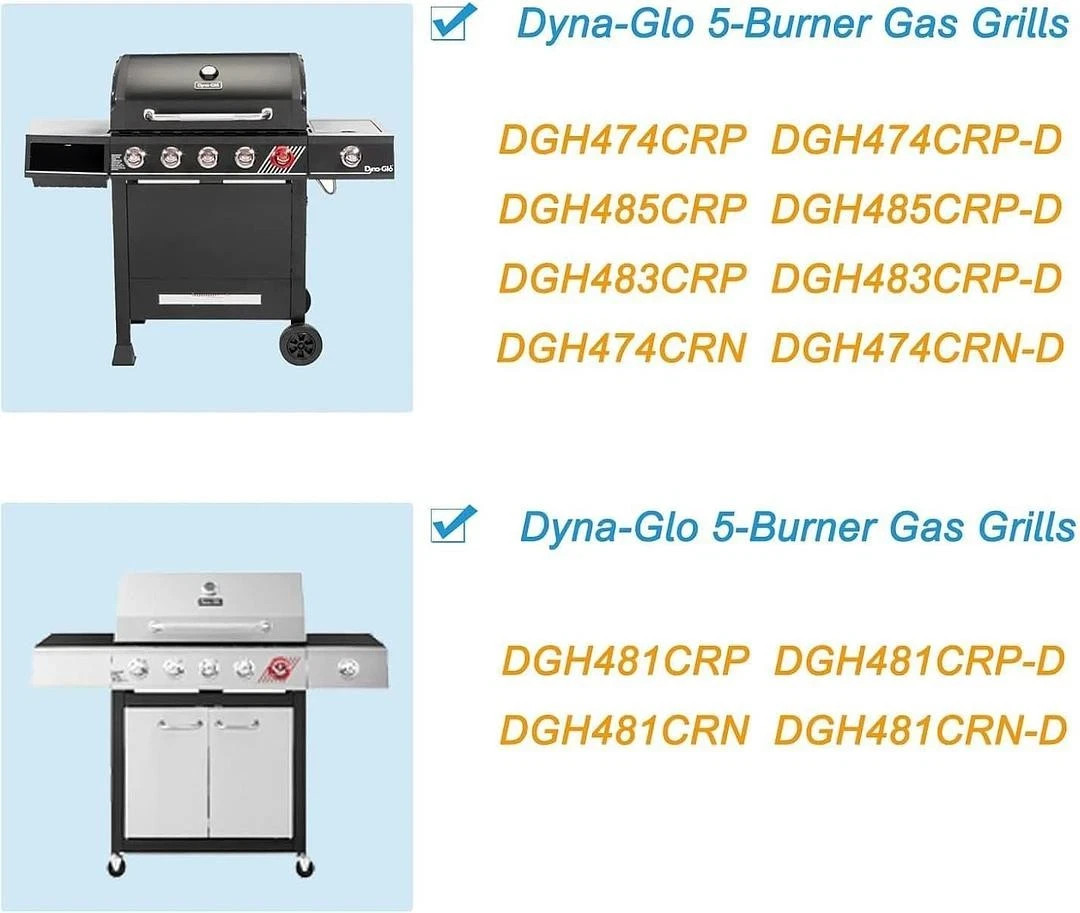 DGH474CRP Cooking Grates and Heat Plate for Dyna Glo Grill Replacement gallery