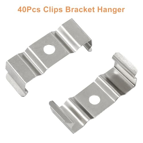 Murtenze T8 Led Light Clips Bracket Hanger for Integrated Tube Light T8 x 40 gallery