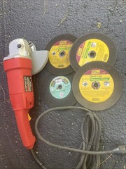 Craftsman PROFESSIONAL 7in Angle Grinder 900-26438, 13 AMP Corded W/4 Discs