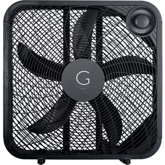 G20BOX-BLK 20-Inch 3-Speed Box Fan with Max Cooling Technology Black gallery