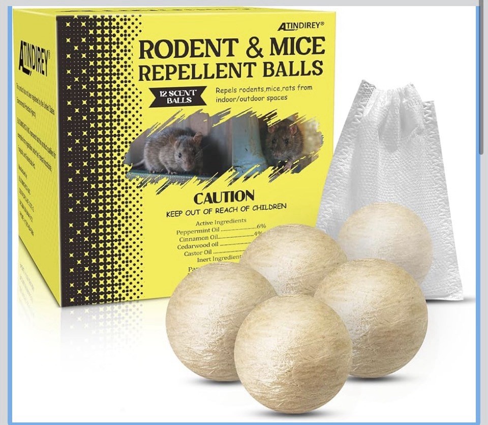 *2-pk* Rodent & Mice Natural Repel Deter Balls 24 Count gallery