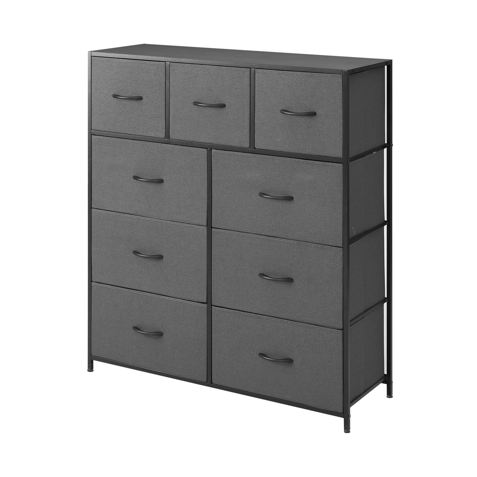 Mainstays MSS436249972005 9 Drawer Fabric Dresser for Bedroom, Grey gallery