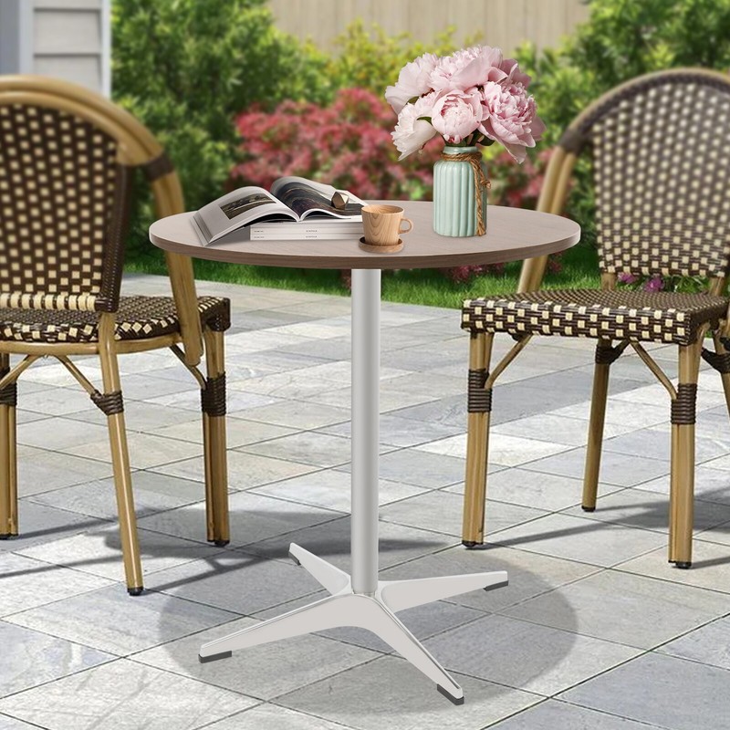 Round Dining Table, Space Saving Dinner Table, Rustic Dining Table gallery