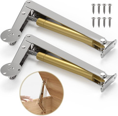 (2PCS) Lid Support Hinge Soft Close Toy Box Hinges Gas Struts Heavy Duty Soft Cl