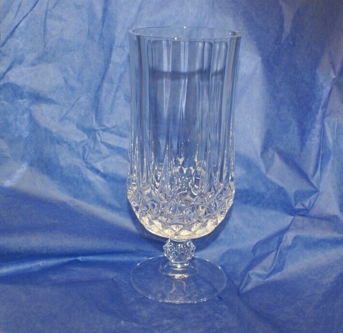 Cristal D'Arques Longchamp Stemware Flute Wine Glass Candlestick Ice Tea Crystal gallery
