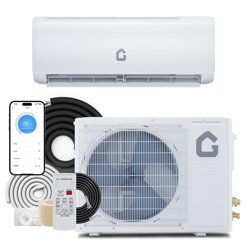 Ductless Mini Split Air Conditioner and Heat Pump 9000 BTU Cool Up to 450 Sq.Ft gallery