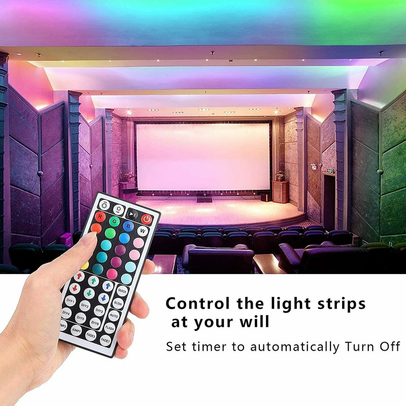 44 Key IR Remote Controller RGB Control Box DC 12V For LED 3528/5050 Strip Light gallery