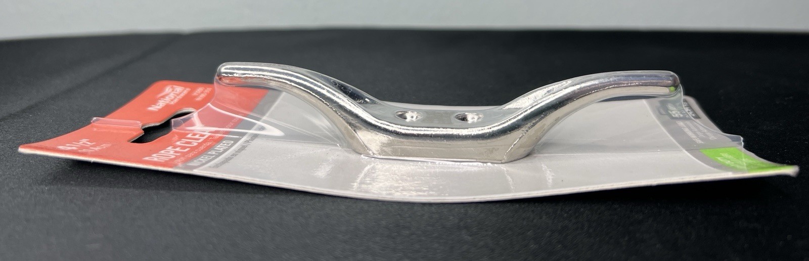 National Hardware Rope Cleat 4 1/2" Nickel Plated Light Duty 55 Lb Working Load gallery