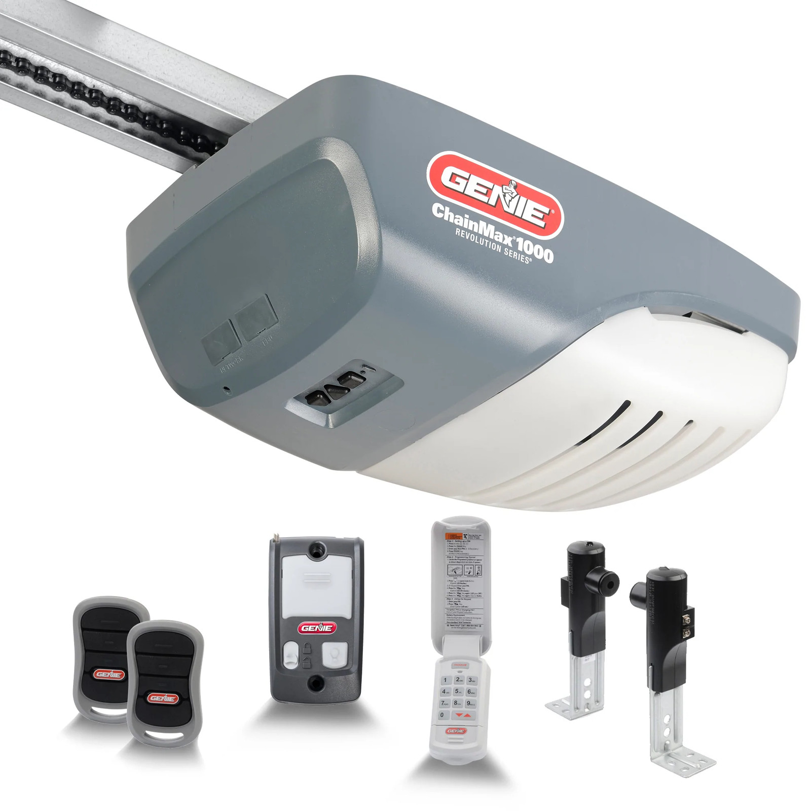 Genie ChainMax® 1000 Garage Door Opener Durable Chain Drive ¾ HPc Model 3022-TKH gallery