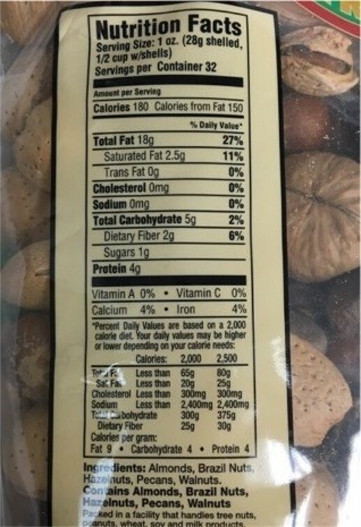COMBO TWIN PACK - 2/2 lb. - Treasured Harvest - In-Shell Walnuts/Mixed Nuts gallery