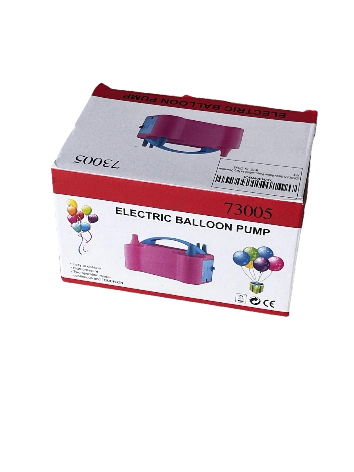 Electric Balloon Pump Pink - Dual Nozzle Automatic Inflator for Party Decor-NEW gallery