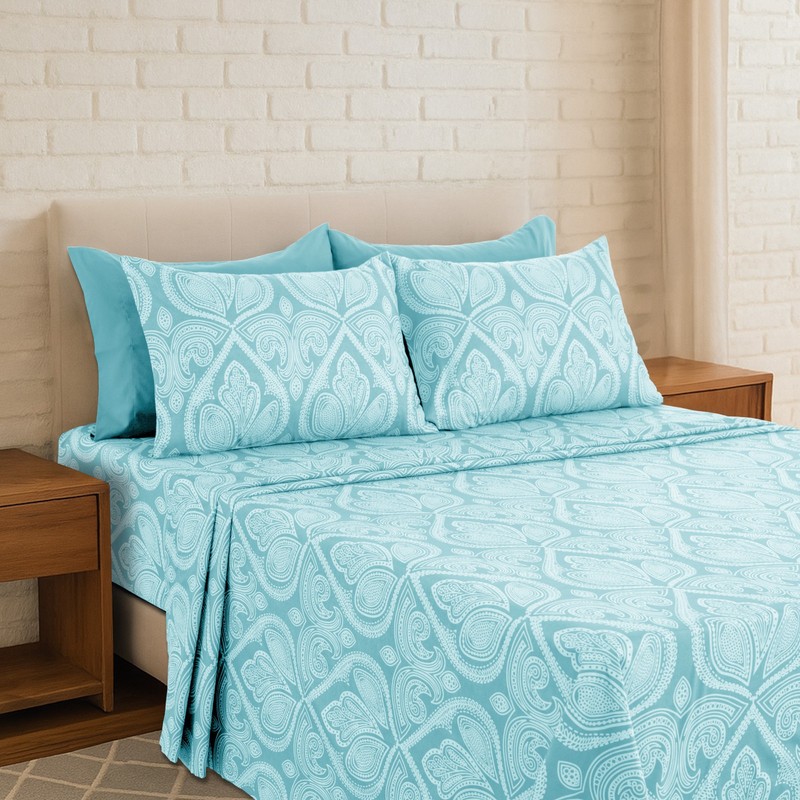 6 Pieces Bed Sheet Set Microfiber Luxury Hotel Quality Soft Extra Deep Sheets gallery