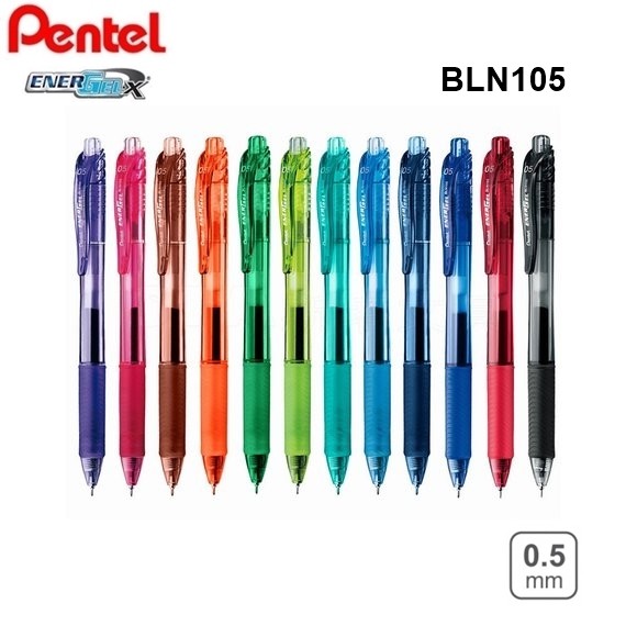 [Pentel] EnerGel-X Retractable Liquid Gel Pen 0.5mm BLN105 (Select) gallery