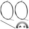 2 Pcs 5 Feet Shape Memory Nitinol Wire 1.0 mm 40° C (18ga 1 x 5 ft, black gallery
