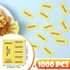 1000 Sheets Dark Yellow Raffle Tickets 5 Bid Numbers Auction Event Church gallery