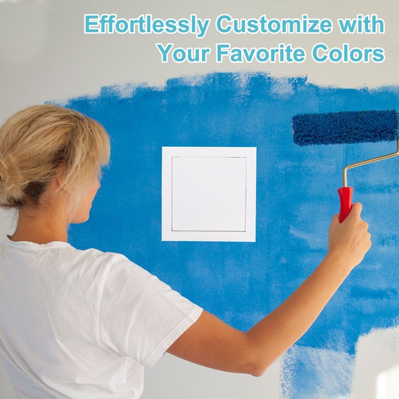 17"x17" Drywall Access Panel Wall Hole Cover Access Doors with Click Lock, White gallery