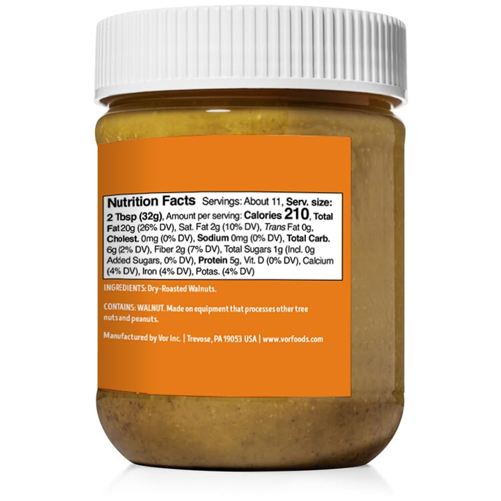 Walnut Butter (12oz) | Single Ingredient | Vegan, Paleo and Keto-Friendly, Gl... gallery