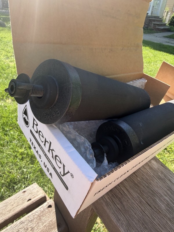 Black Berkey Water Filter Replacement Elements (2-Pack) NIB gallery