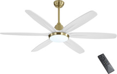 60″ Ceiling Fans With Lights Solid Wood Modern Ceiling Fan With Remote Dimmable