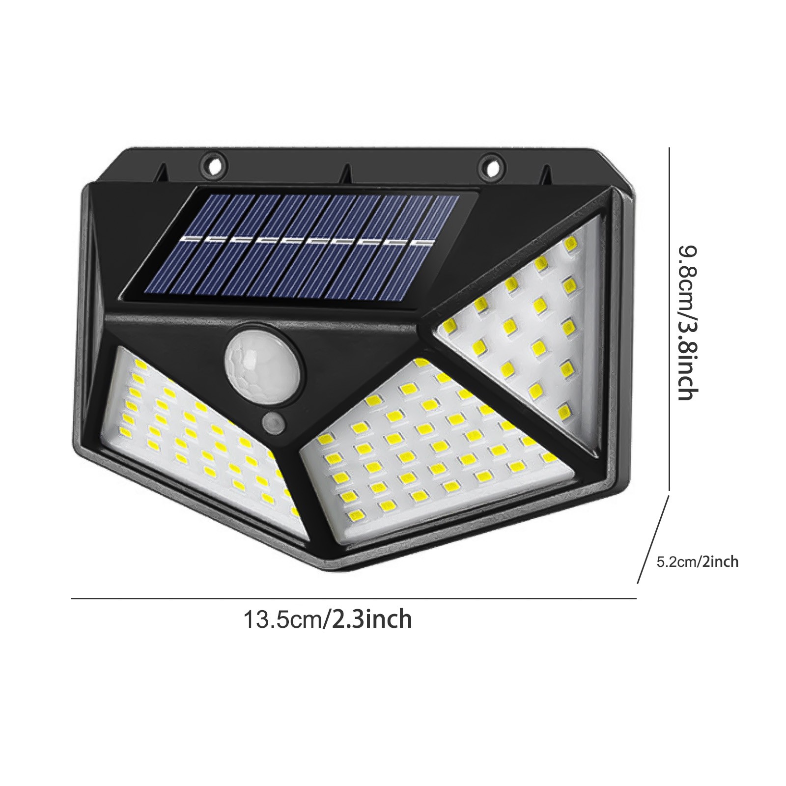 3PCS Outdoor Solar Wall Light LED Motion Sensor Bright Flood Street Lamp gallery