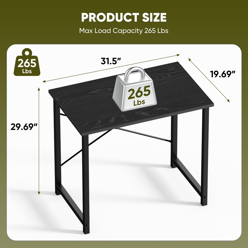 Computer Desk with Storage and Hook for Home Office-Available in 40/47/55/63inch gallery