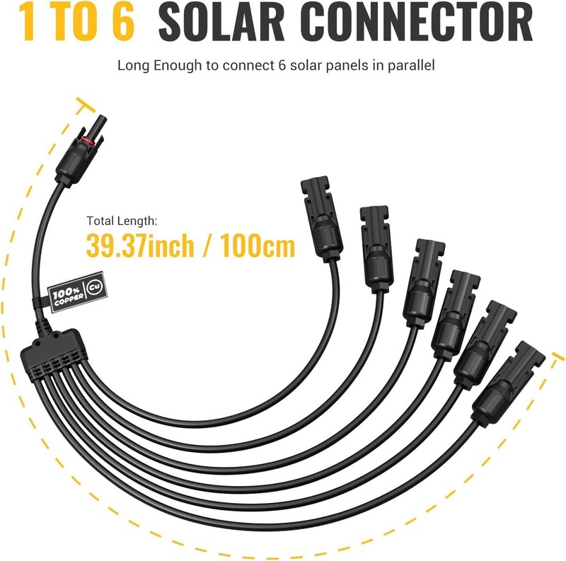 Plug & Play Solar Panel Parallel Connector Set gallery