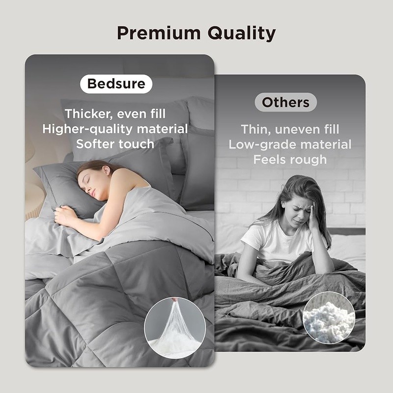 7 Piece Christmas Bedding Set Reversible Comforter Soft Warm Cozy Sleep Haven US gallery
