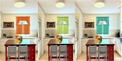 Kitchen Window Curtain panel tier swag & valance set of 3pc sheer rod pocket K66
