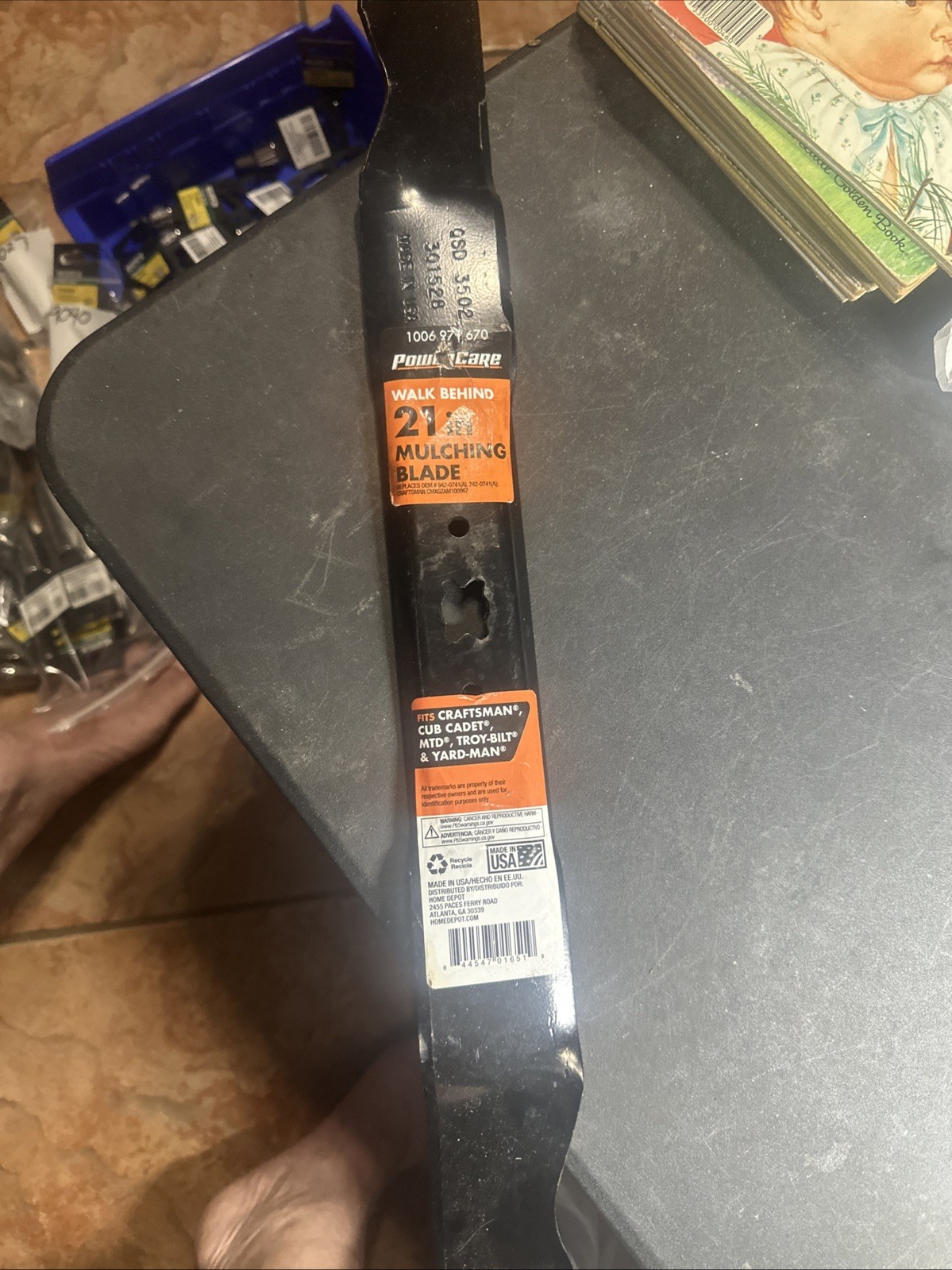 Powercare 21 in. Mulching Blade for Many MTD, Cub Cadet, Troy-Bilt and Craftsman gallery