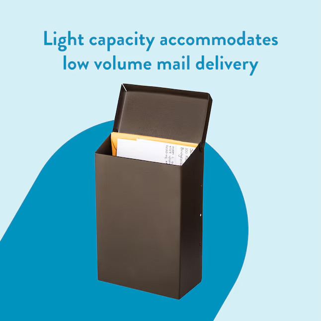 Architectural Mailboxes Modern Heritage Metal Small Mailbox Bronze gallery