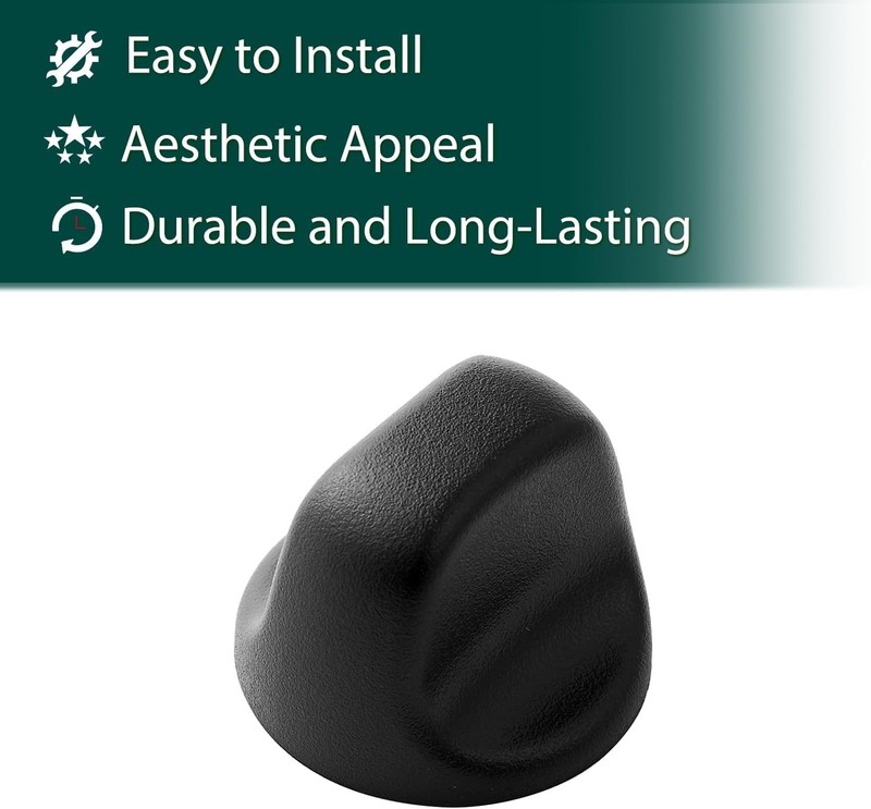 2-Pack S99360232 Range Hood Knobs Black Fits Broan Nutone Vent Fan Replacement gallery