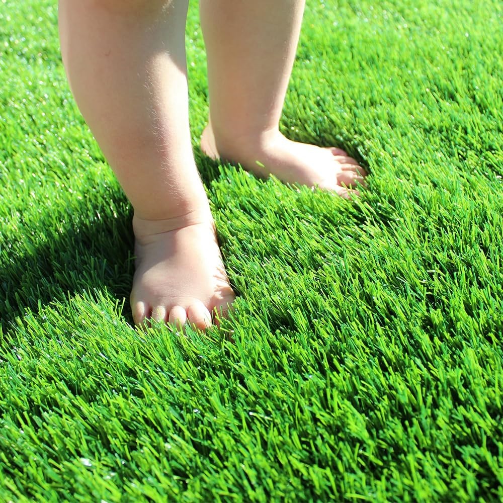 Fas Home Artificial Grass Turf 3FTX8FT, 1.38 Pile Height Realistic Synthetic ... gallery