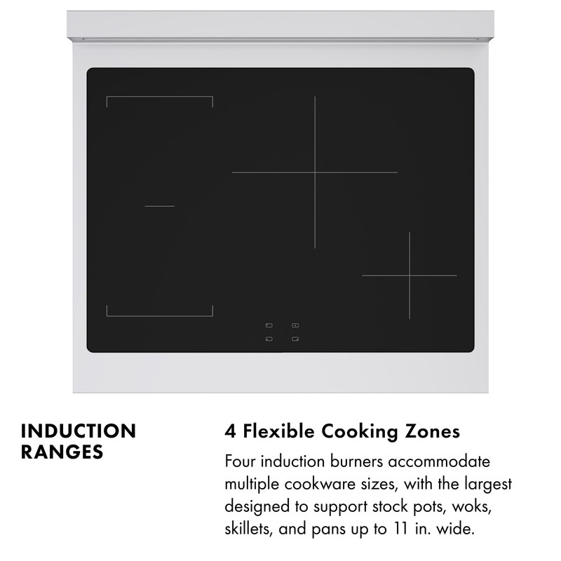 ZLINE 30" PARAMOUNT INDUCTION RANGE ELECTRIC CONVECTION OVEN STAINLESS SINR30 gallery
