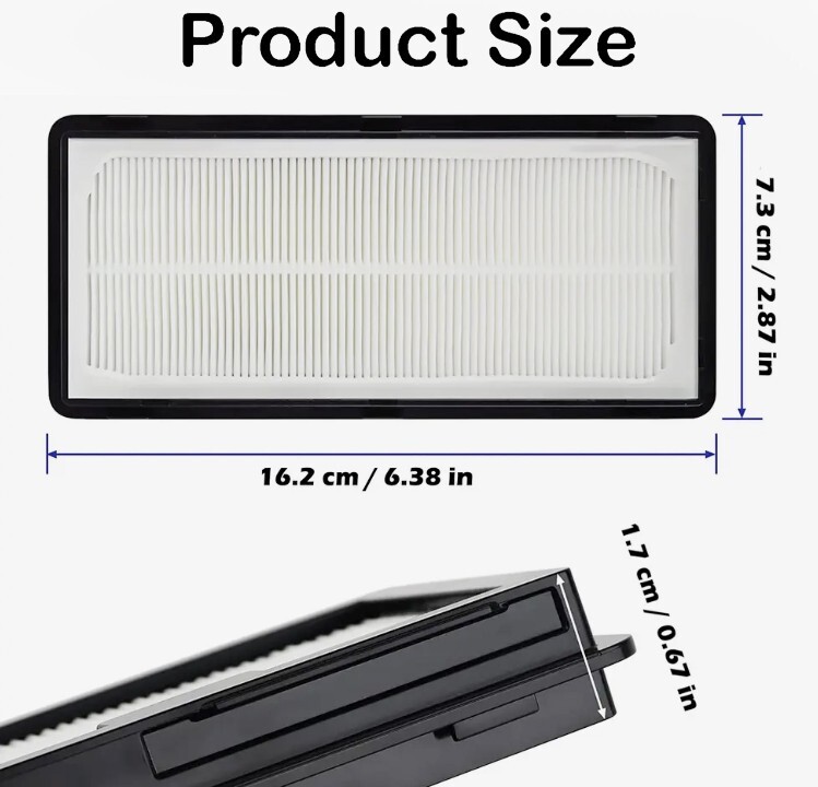 2 Pack HEPA Filter Replacement for Samsung Jet Bot VR30T80313W Robot Vacuum gallery