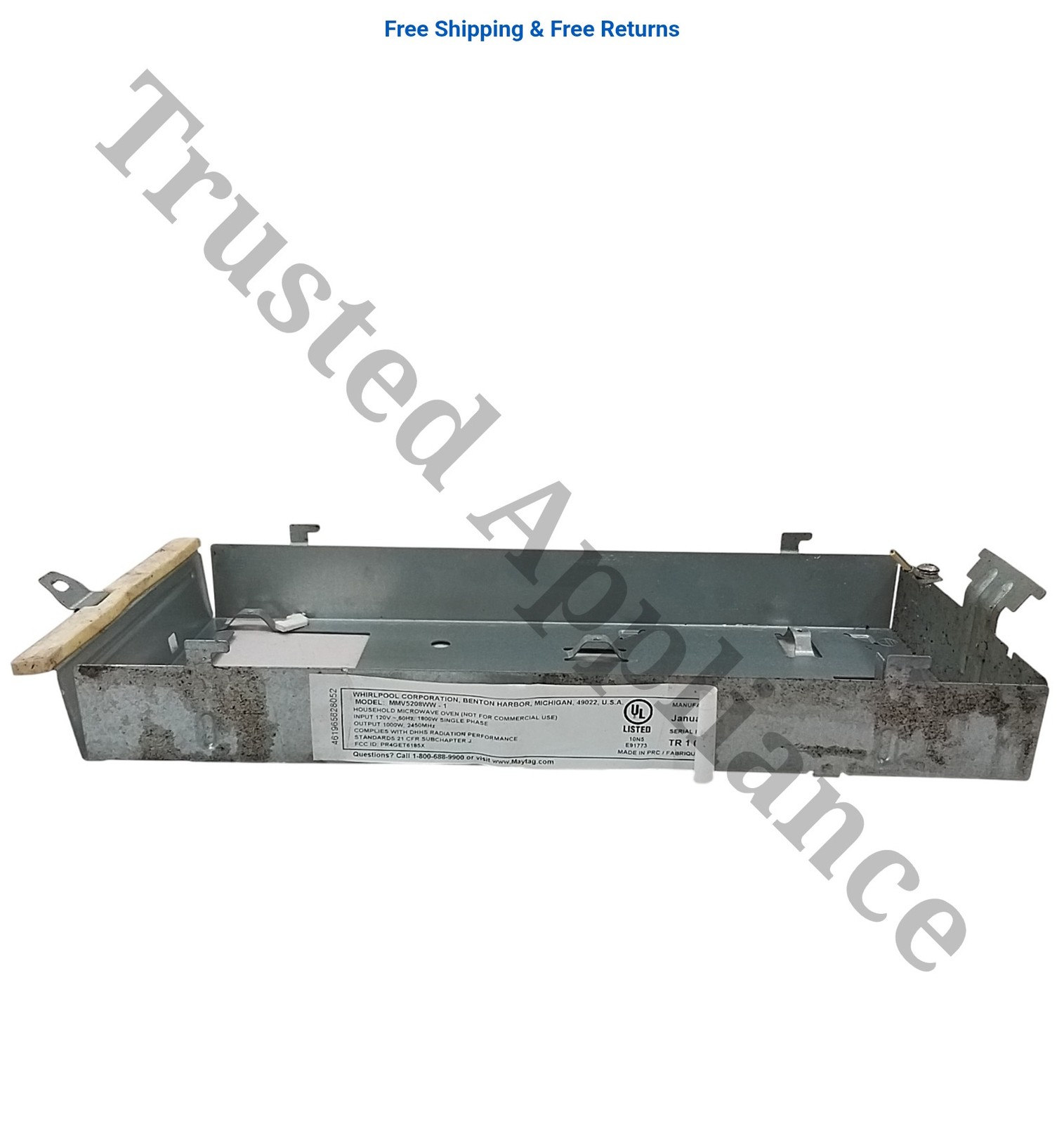 Whirlpool Microwave Control Bracket W10245199 SILVER gallery