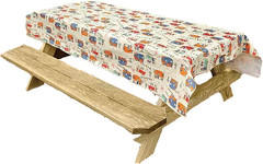 Direcsource Ltd Rectangular Polyvinyl Chloride (PVC) Camping Tablecloth, Camping
