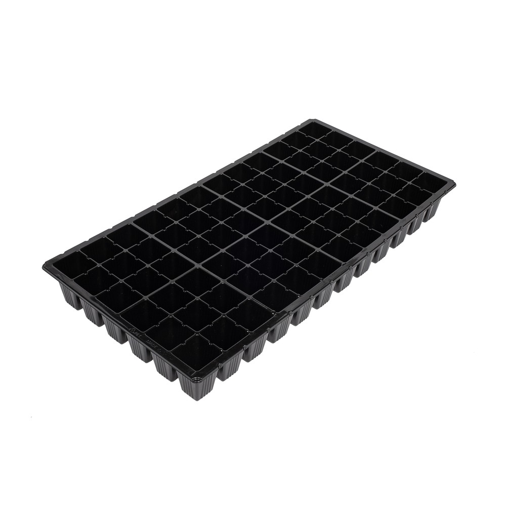 SunPack 21"x11" 72 Cell Square Insert, for Greenhouses, Gardening, Black