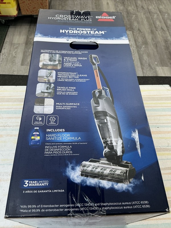 Bissell 35152 Crosswave Hydrosteam Plus All-In-One Multi-Surface Cleaner - NEW gallery