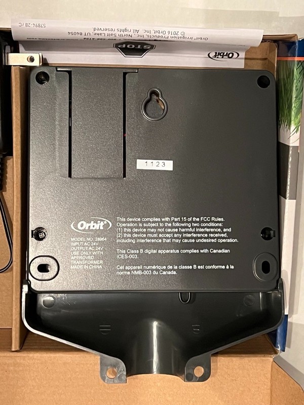 Orbit 28964 EASY DIAL Sprinkler Timer 4 Station Indoor Mount ONLY - New gallery