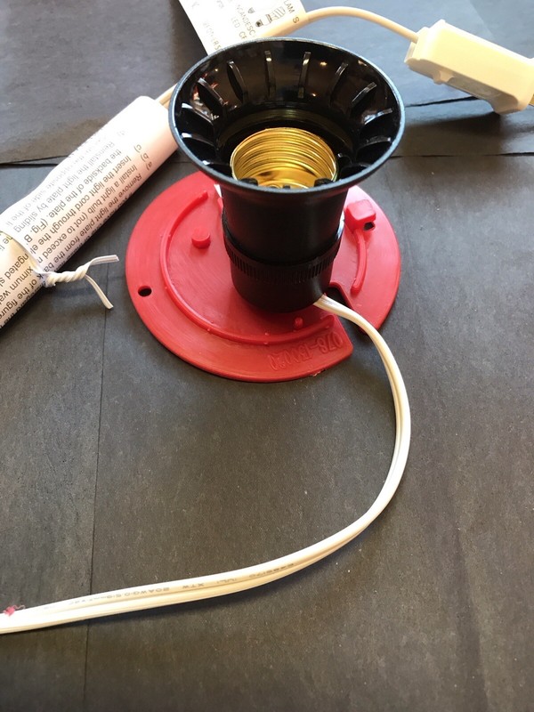 Blow Mold Replacement Light Kit Full size Socket General Foam ORIGINAL RED Cord gallery