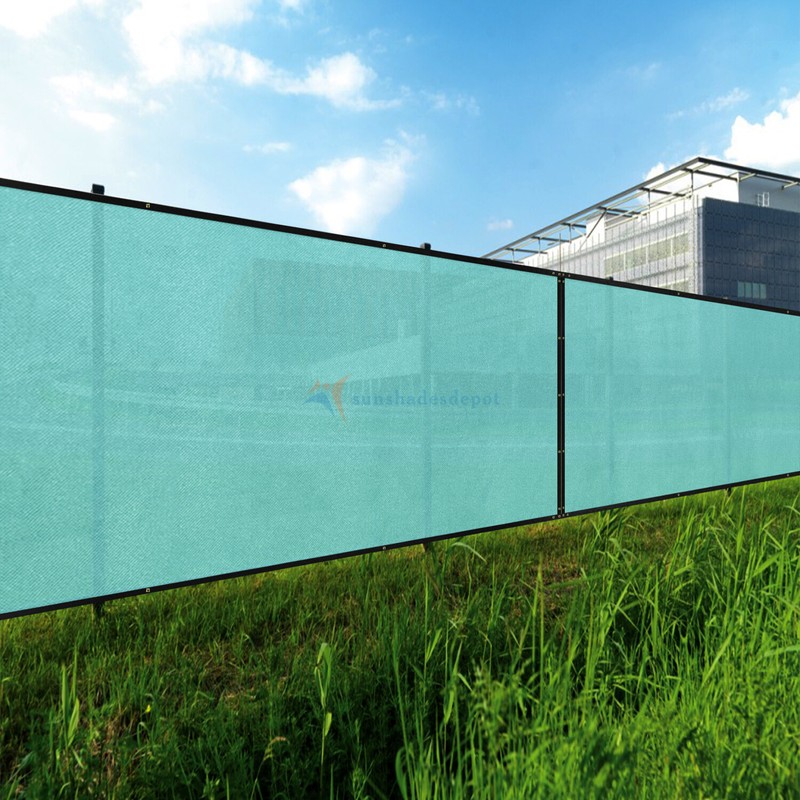 1FT Tall Windscreen Privacy Fence Screen Heavy Duty Mesh Shade Lake Blue 1-150ft gallery