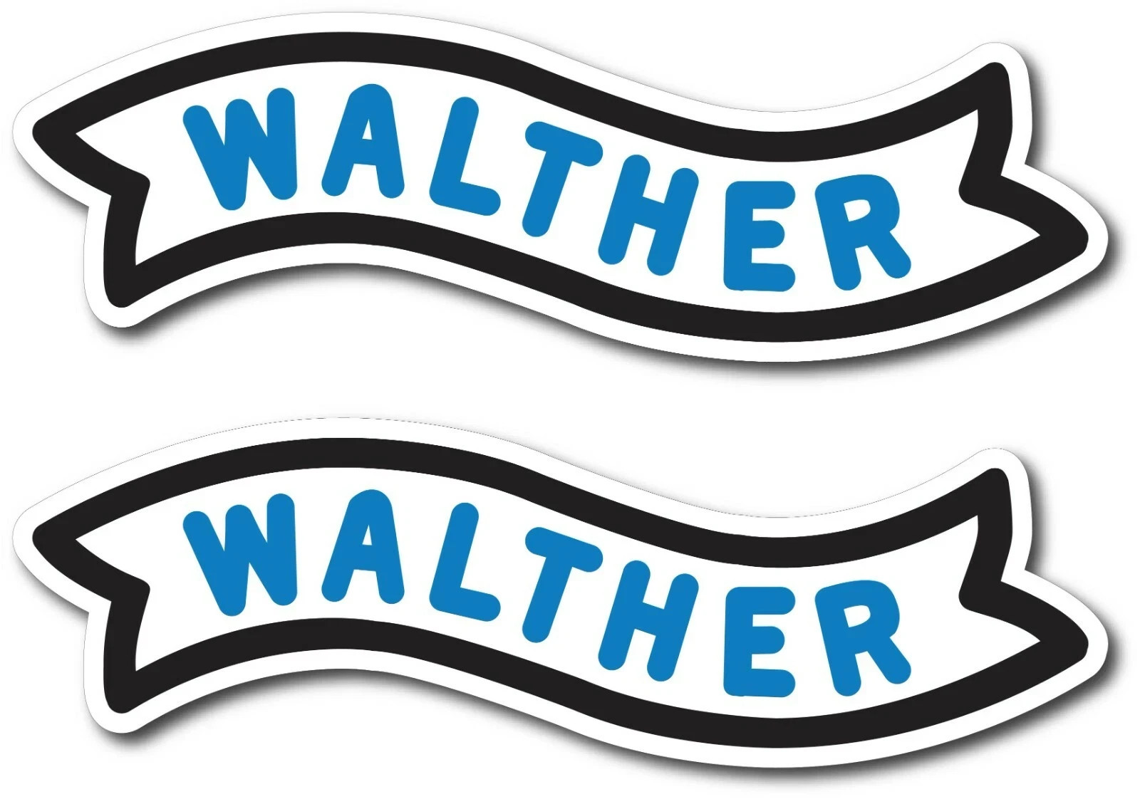 2X WALTHER DECAL STICKER 3M USA WINDOW CAR FIREARM GUN RIFLE PISTOL PPK gallery