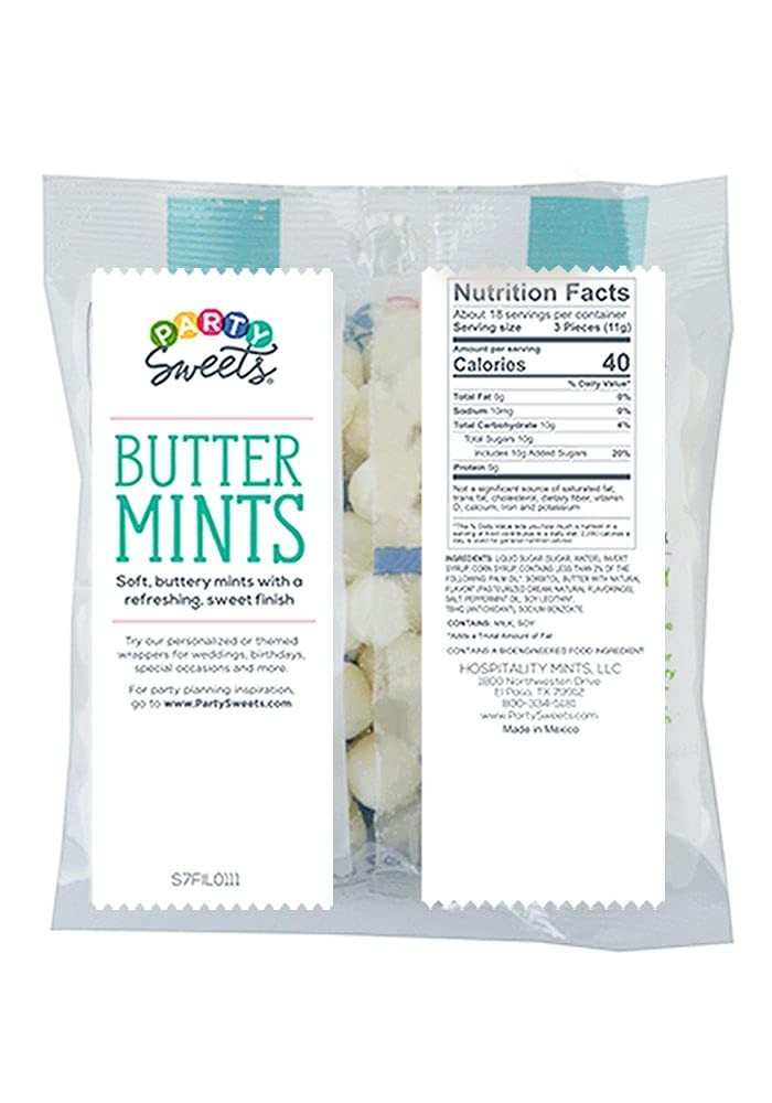 Unwrapped White Buttermints 14 Ounces - Kosher, Fat Free Treats for All Ages gallery
