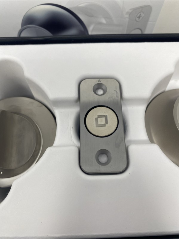 Level Touch Satin Nickel Bluetooth Single Cylinder Deadbolt Invisible Smart Open gallery